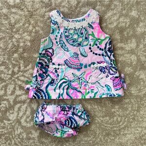 Lilly Pulitzer Pink Baby Outfit
